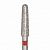 Бор алмазный, конус c закругленным концом 850F 018 FG 314, Meisinger